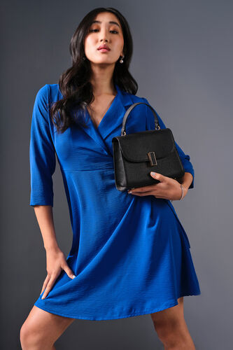 Jules Wrap Dress, Blue, image 4